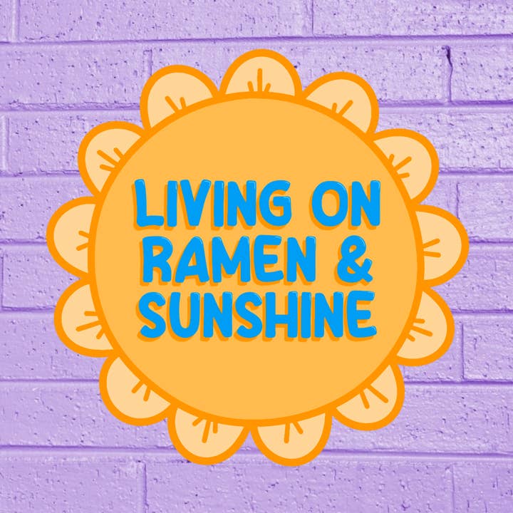 Ramen & Sunshine Sticker for wholesale by Confetti Moon