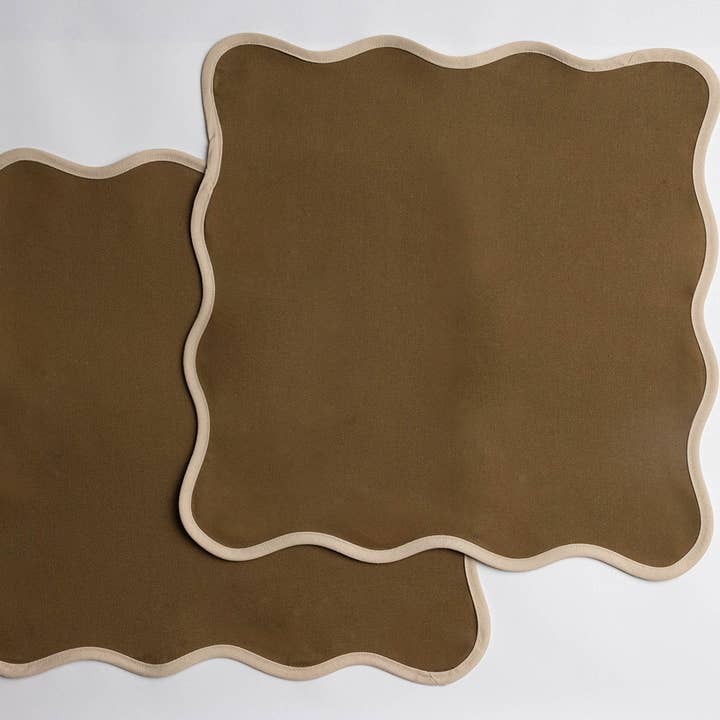 Vivé - Wholesale Dinner & Cloth Napkin - Lilou Scallop NAPKINS (set of 2)8