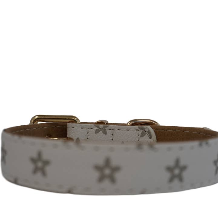 BARK by DOG - Wholesale Pet Collar - Dog - Tropez White Luxury Collar
