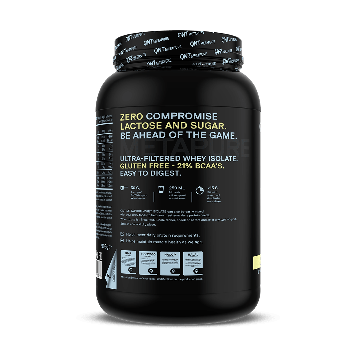 Gudis - Wholesale Protein/Superfood Powder - ISO Whey Protein ZERO - Vanilla 908g1