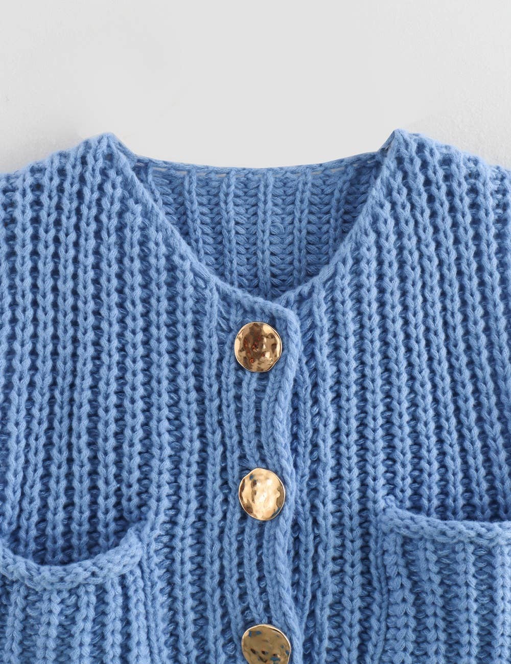 Sweetkama – Engroshandel Strikvest/slipover – Kvinder – Sweetkama damevest med rund hals i ensfarvet strækstof, kort model14