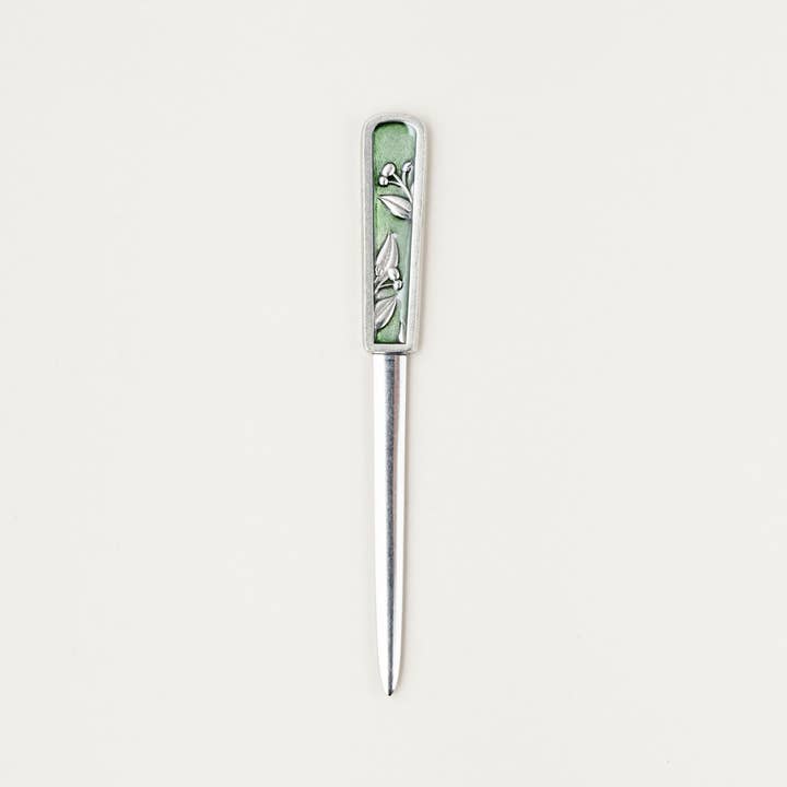 Botanica / Green Letter Opener for wholesale by Danforth Pewter
