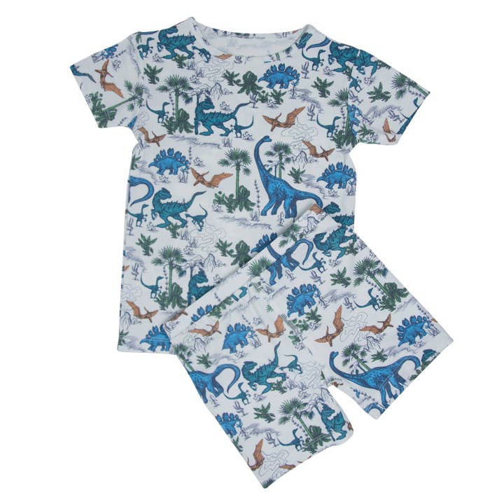 Summer PJ - Dinoland for wholesale by Sweet Bamboo