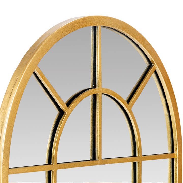 Andrea House - Wholesale Wall Mirror - Vintage gold metal window mirror2