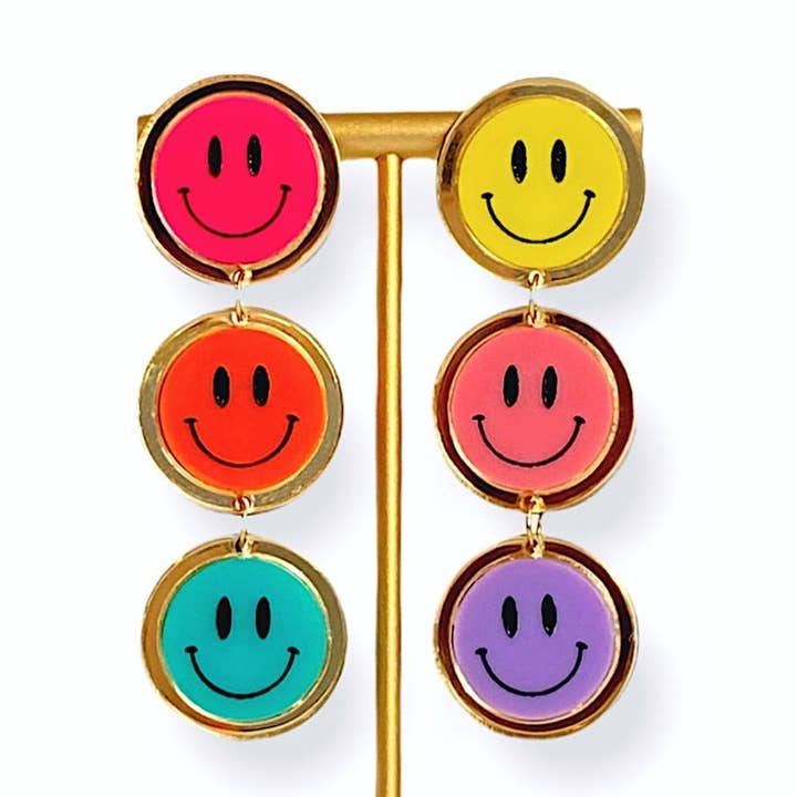 Boucles d'oreilles Ginger Happy Dangle pour la vente par BOHEMIAN GEMME