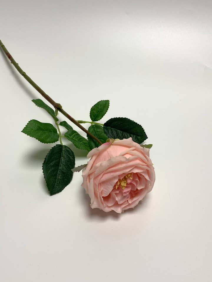 Real Touch Single Stem David Austin Roses Pink for wholesale by JKF & Co Pty Ltd