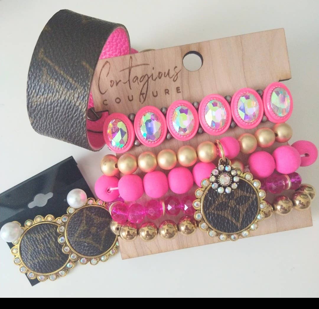 Contagious Couture - Vente Sac à bandoulière – femme - Sac bandoulière rose recyclé1