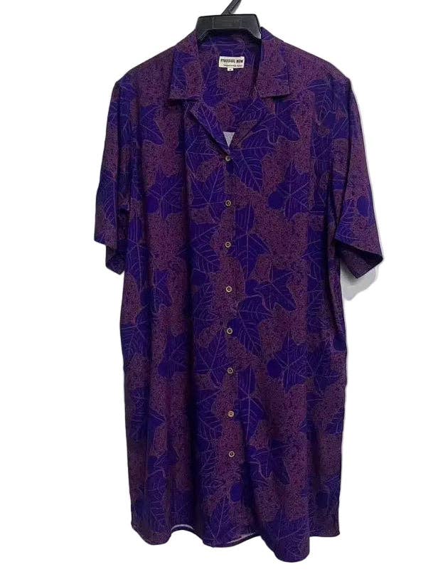 Damen-Hemdkleid in Kukui-Nacht für den Großhandel von Paradise Now Hawaiʻi