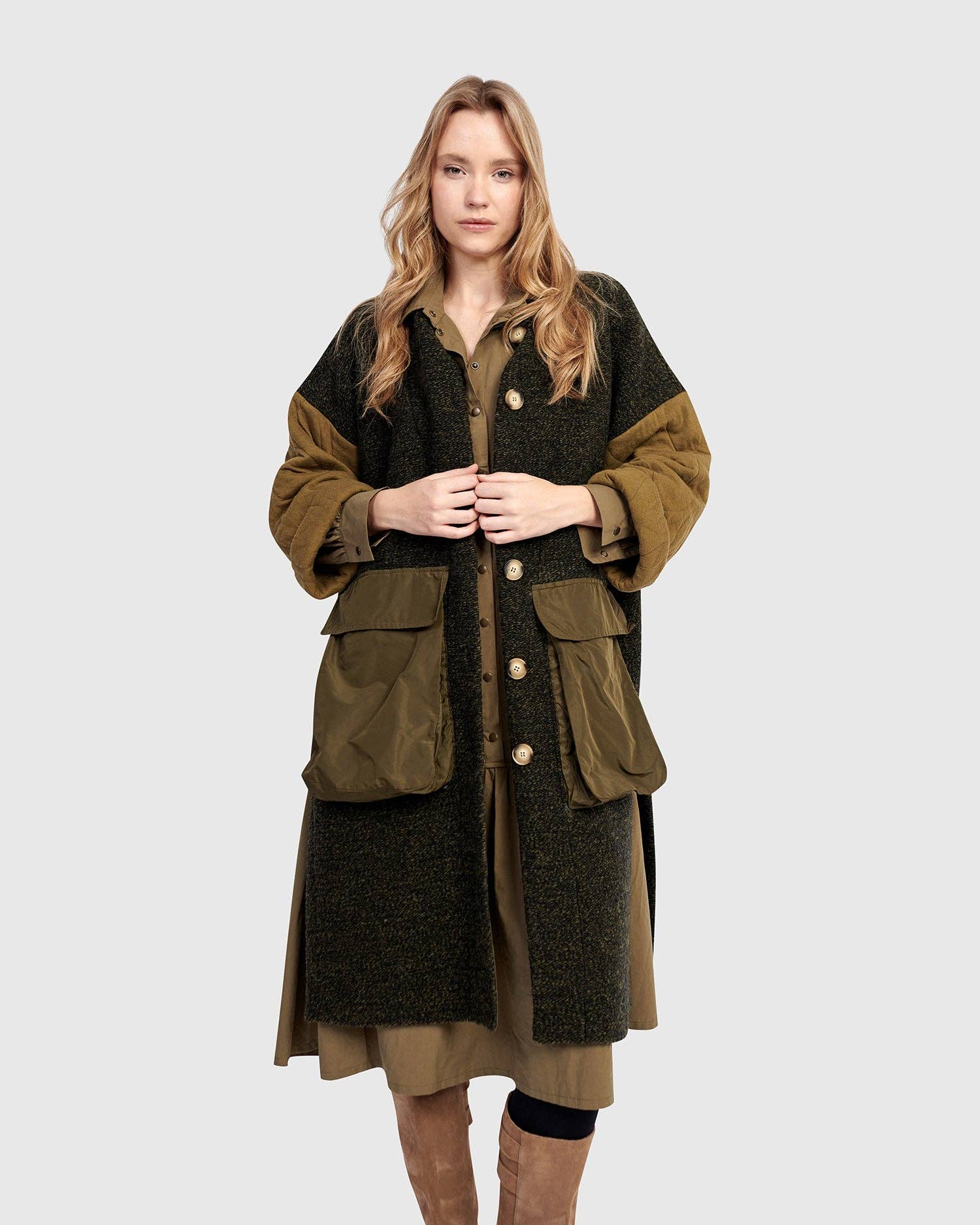 Urban Citadel Coat, Khaki for wholesale on Faire6