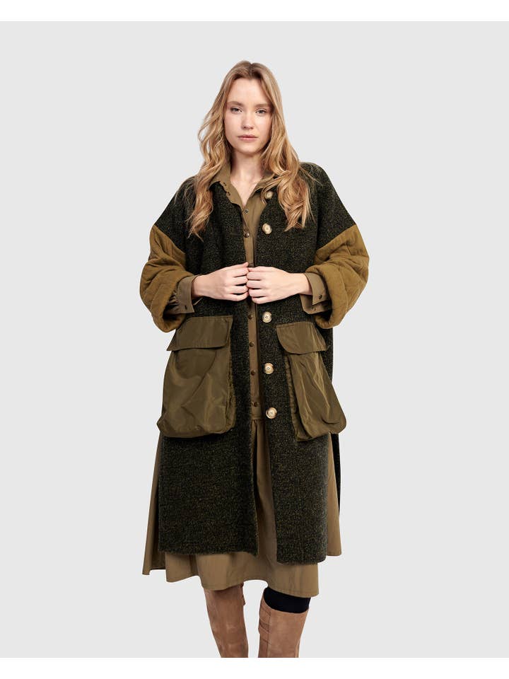Urban Citadel Coat, Khaki for wholesale on Faire6