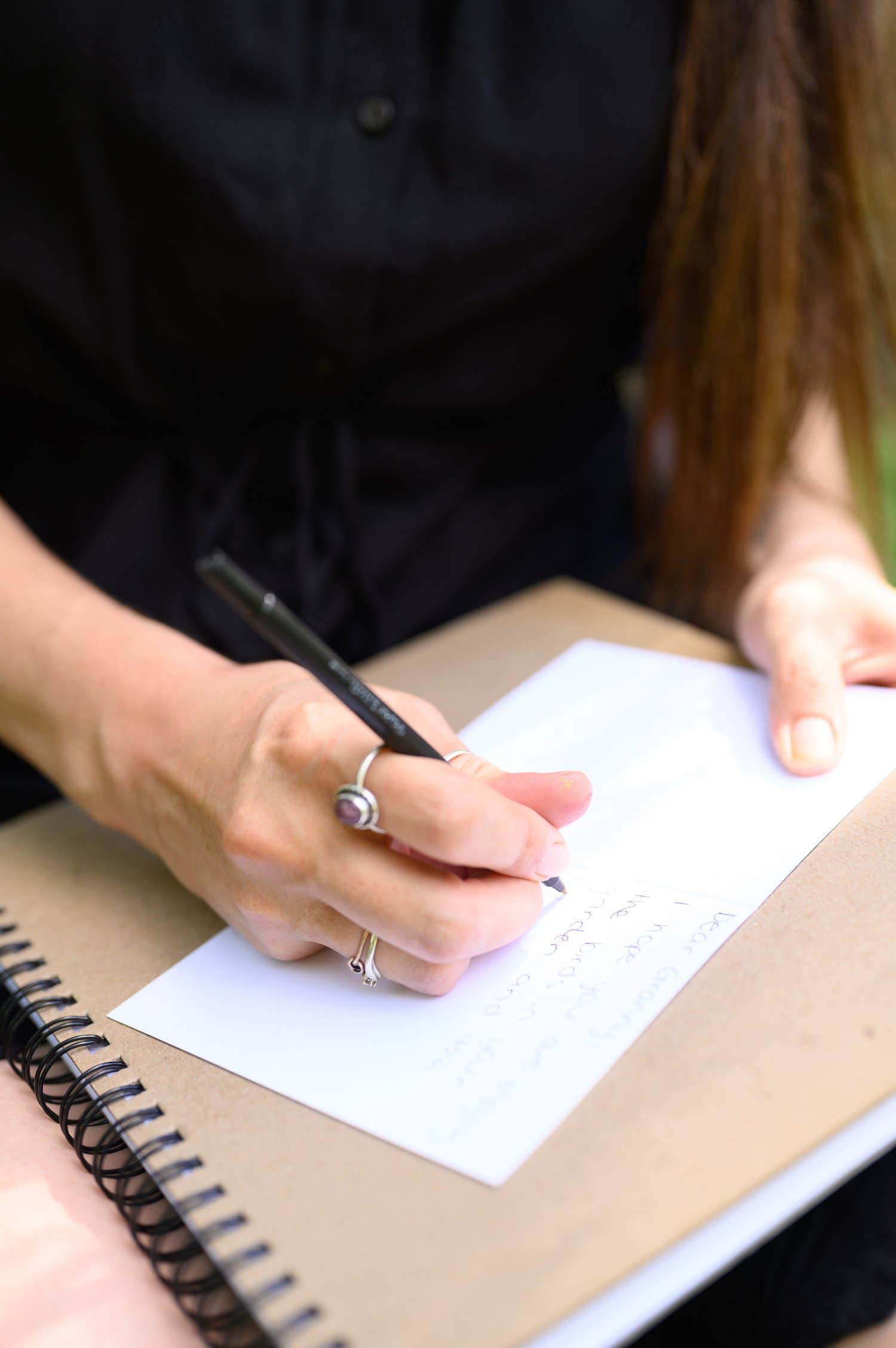 Artwork By Emilie - Wholesale Everyday Greeting Card - Blue Sunflowers Greeting Card3