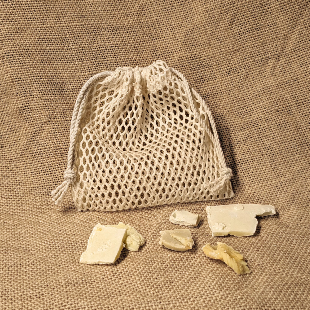 Savons Arthur - Wholesale Zeep in tasje/zakje - Zeepzakje van katoen om restjes te bewaren1