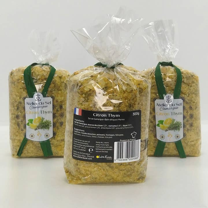 Atelier du Sel Camargue - Wholesale Salt - “Lemon Tym” salt - 300gr4