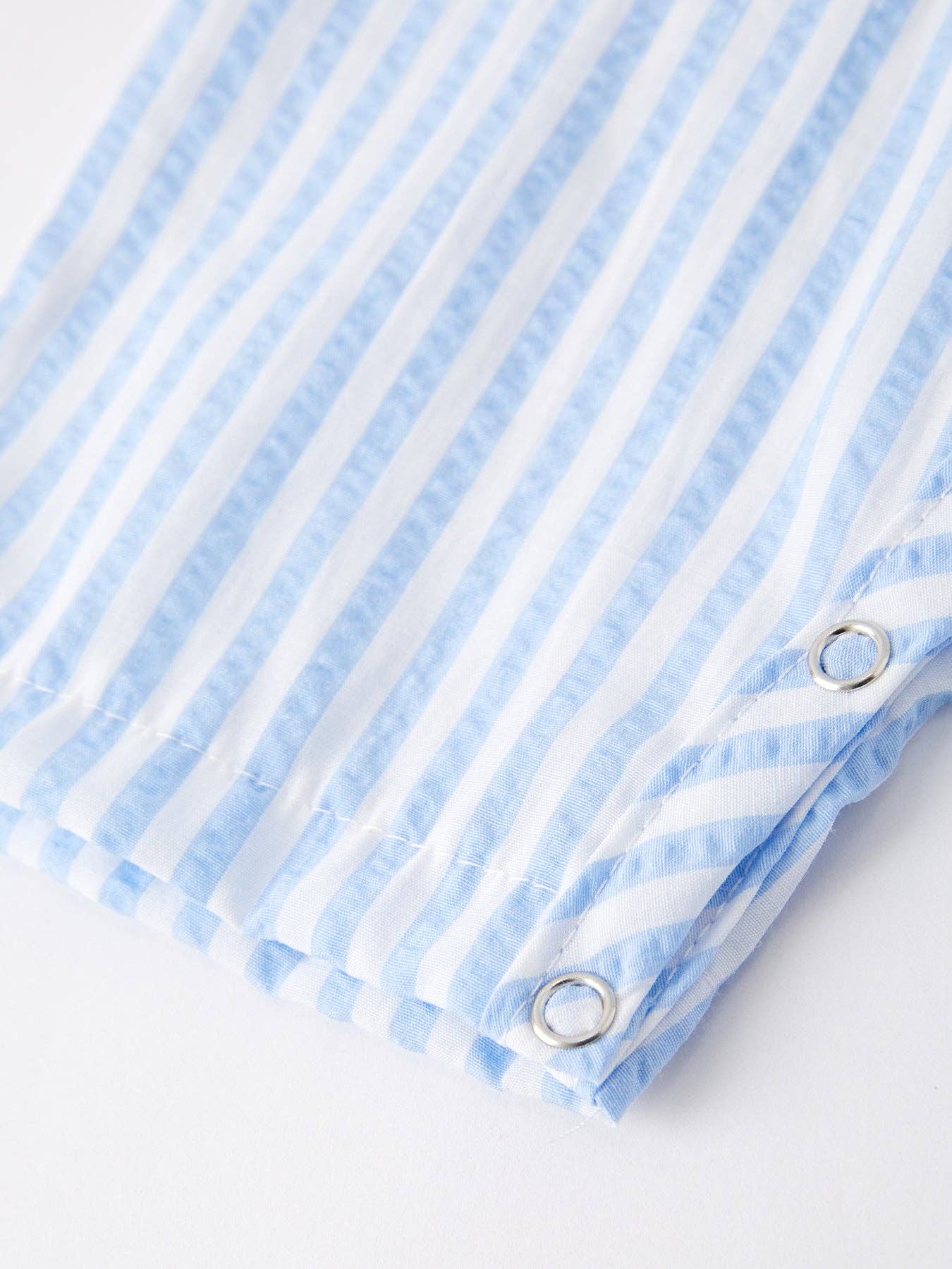 Rylee Faith Designs - Wholesale Jumpsuit - Baby - Spring and Summer Chicken Embroidery Blue Boy Romper9