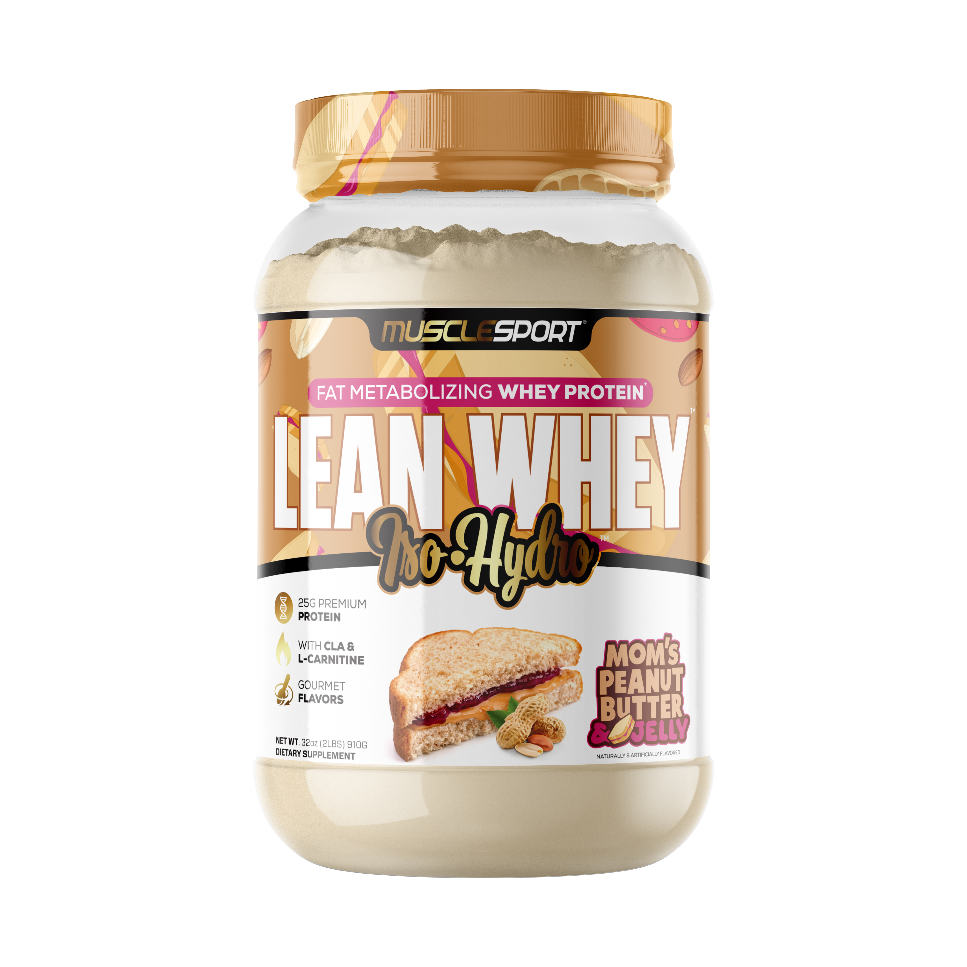 MuscleSport - Wholesale Protein/superfood powder - Lean Whey® Iso Hydro Gourmet Protein 2lb - Limited Edition43