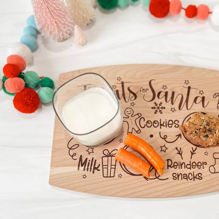Treats For Santa Serving Board for wholesale by By His Saving Grace, LLC