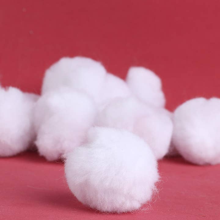 Factory Direct Craft - Wholesale Craft supplies - Pack of 15 Fluffy 1-1/2-inch Pom Poms - Select Color4