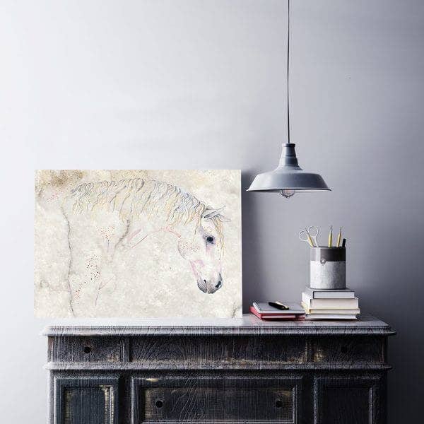 Arte: Mármore - Flea-Bitten Grey | Art Print, Wall Art, Cavalo, por atacado de Deckled Edge Ltd