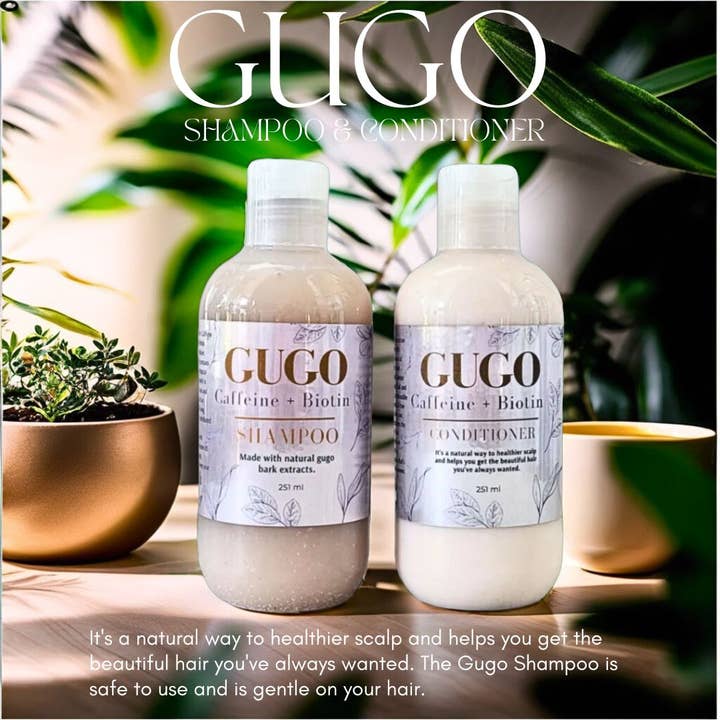 Nature Skin Shop LLC - Wholesale Hair Shampoo - Gugo Shampoo With Biotin + Caffeine