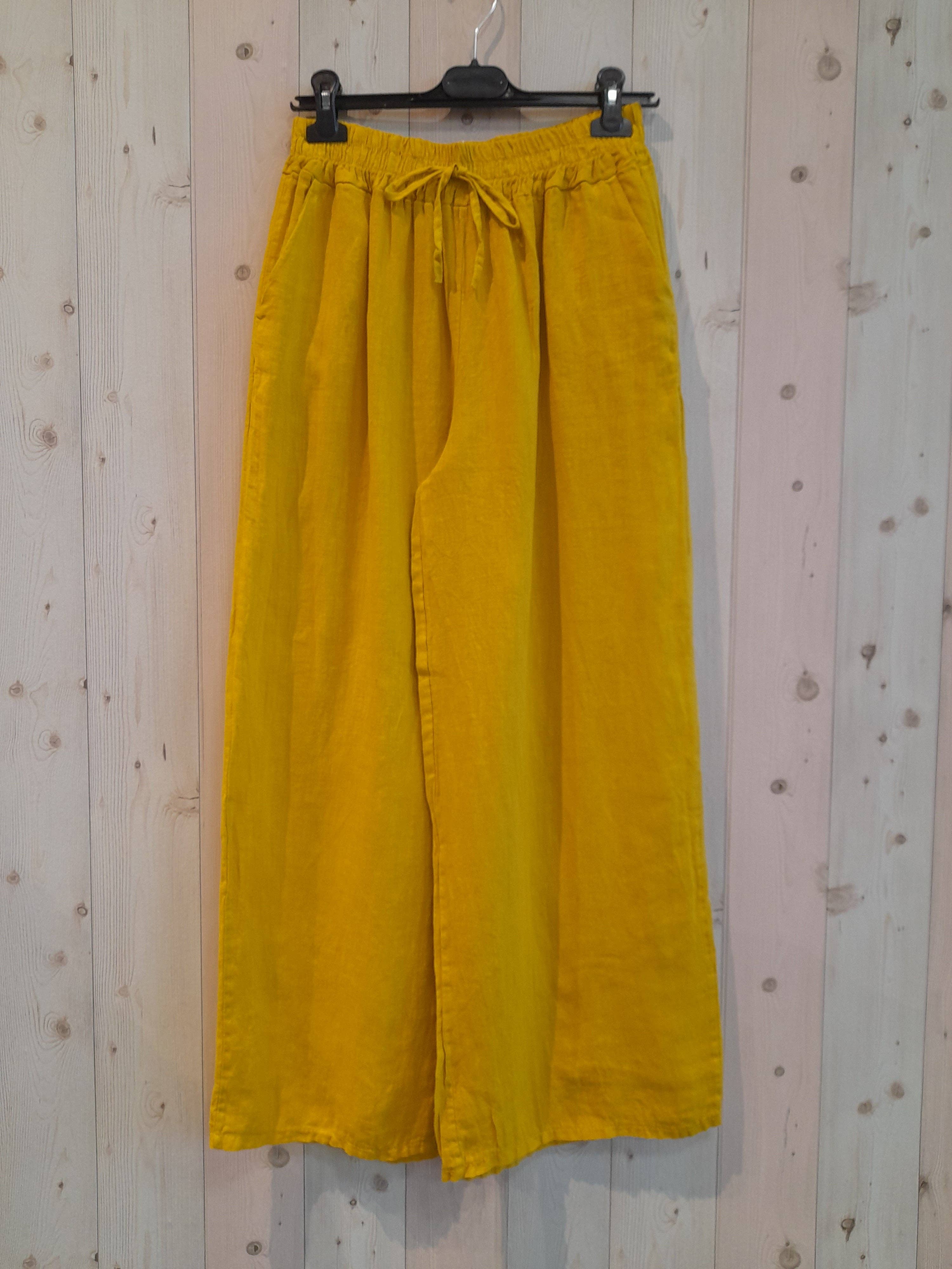 Linen & More - Vente Pantalon – femme - REF 15837 PANTALON DROIT 100 % LIN16