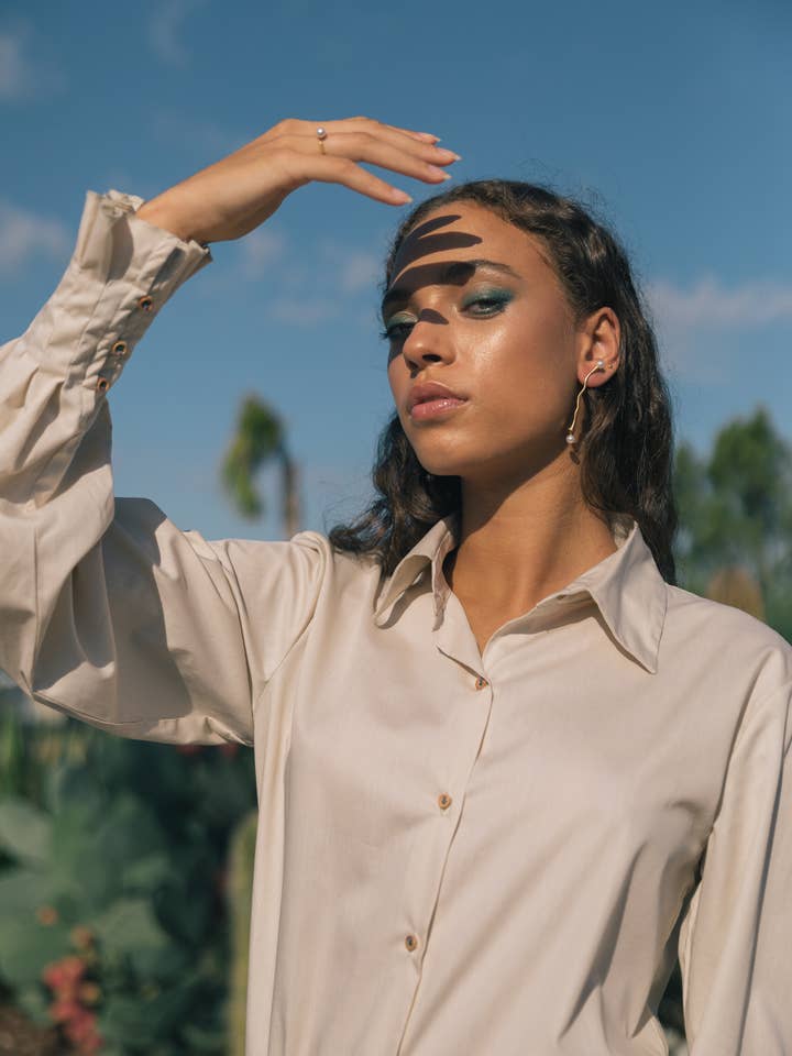 Lanata Shirt Ecru for wholesale by SIZ