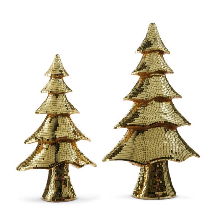 Dunn Deals - Wholesale Christmas decoration - Christmas Carousel Collection - Gold Layered Disco Ball Tree