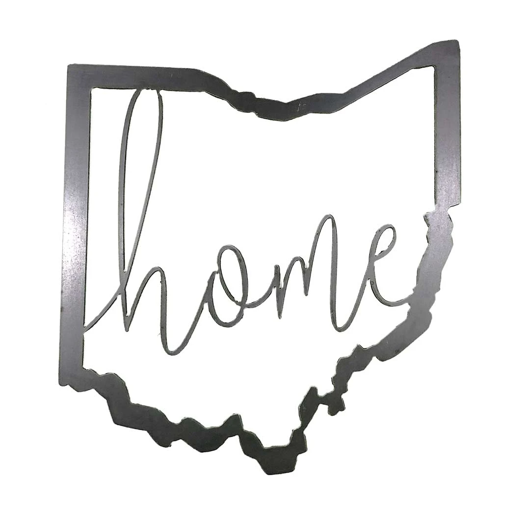 Keystone Steel Co. - Wholesale Wall Accent - Ohio Script Home Wall Decor2