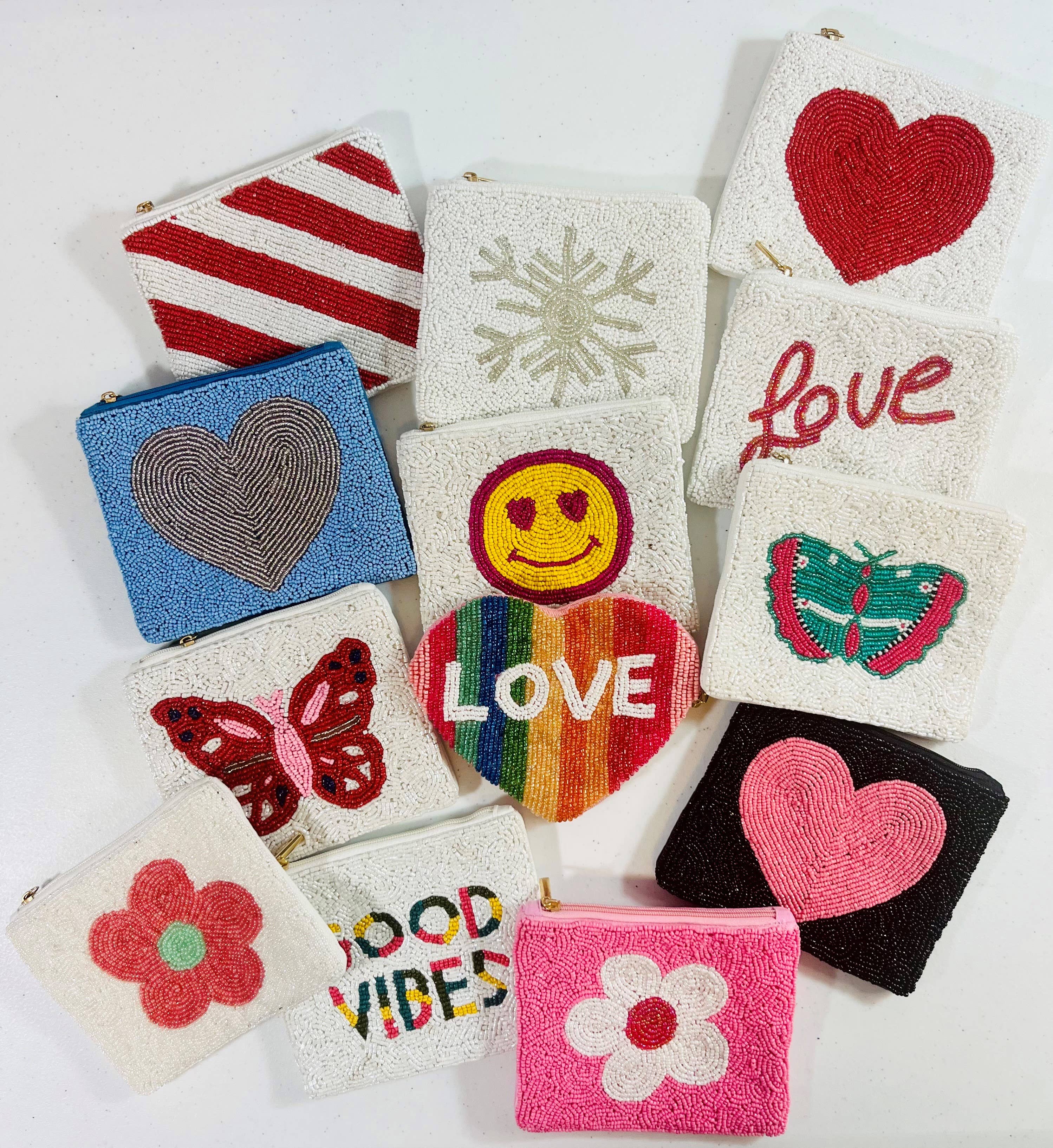 MKay Style - Wholesale Coin Purse - Women's - Beaded Coin Pouch, Seed Bead Coin Purse, Zipper Pouch10