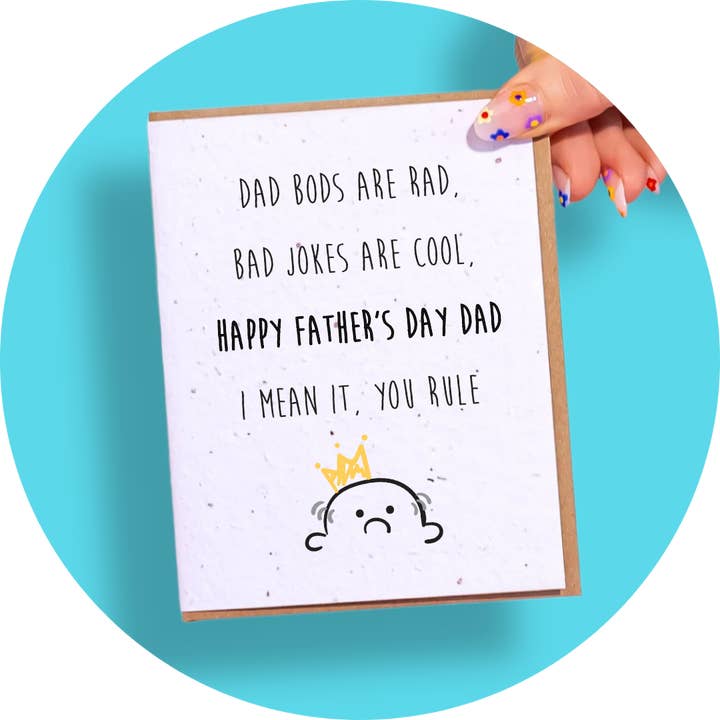 Dad Bod Poem for wholesale by SowSweet Greetings Inc