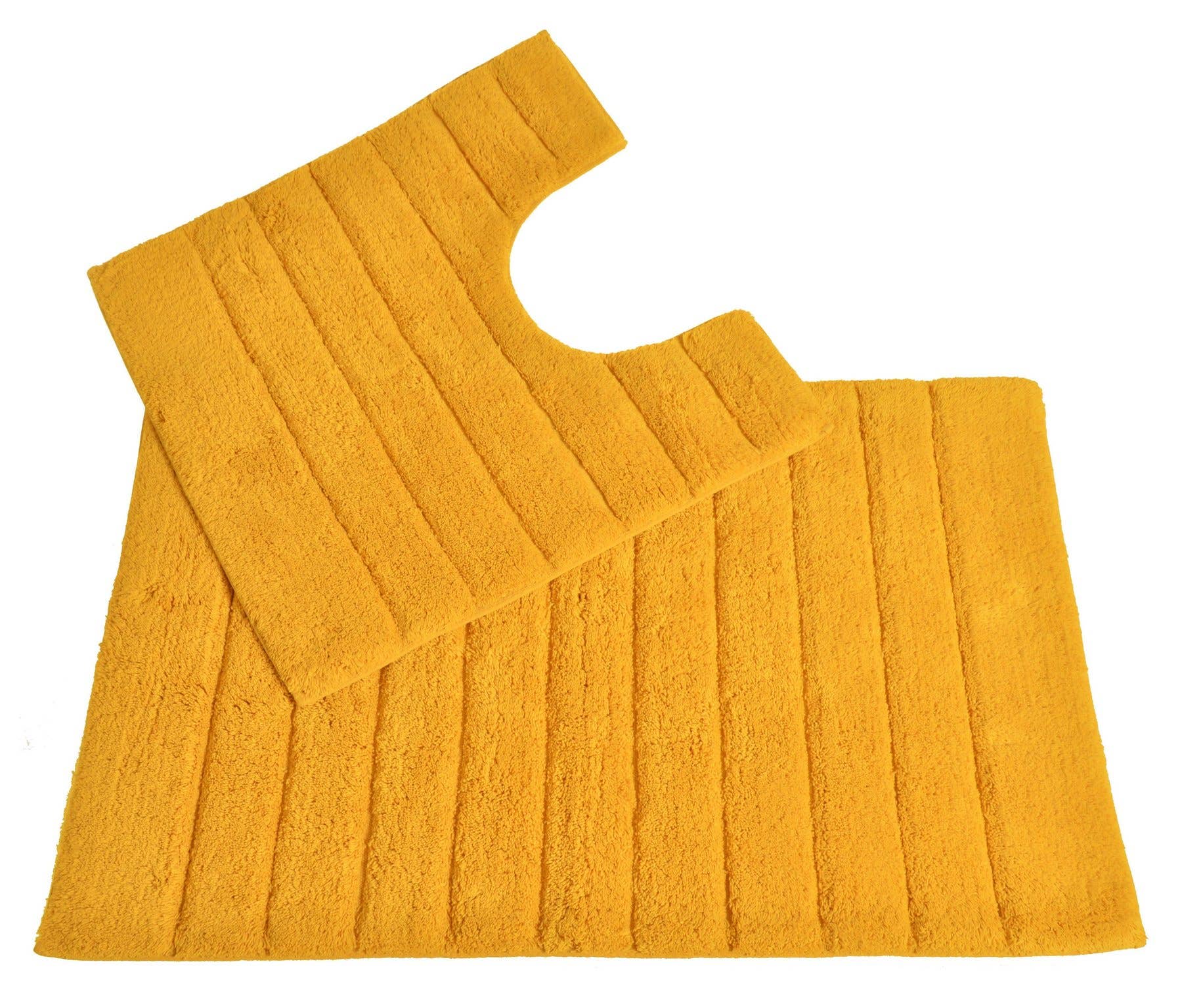 Allure Bath Fashions - Wholesale Bath Mat Set - Luxury Bath Mat and Toilet Pedestal Mat Set in Ribbed Design17