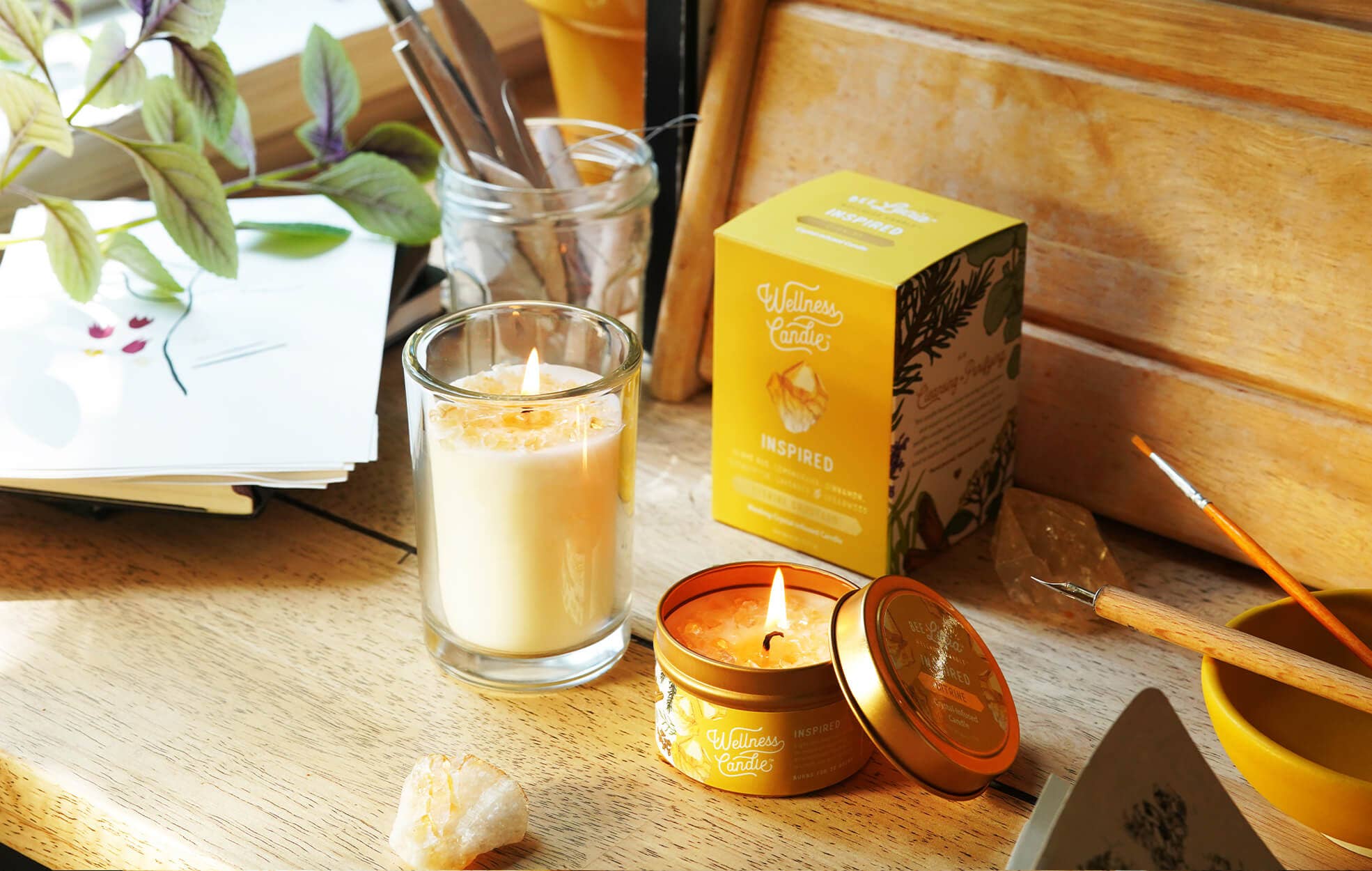 Bee Lucia Wellness Co. - Wholesale Travel Candles - Inspired Wellness Candle® - 4oz Travel Tin5