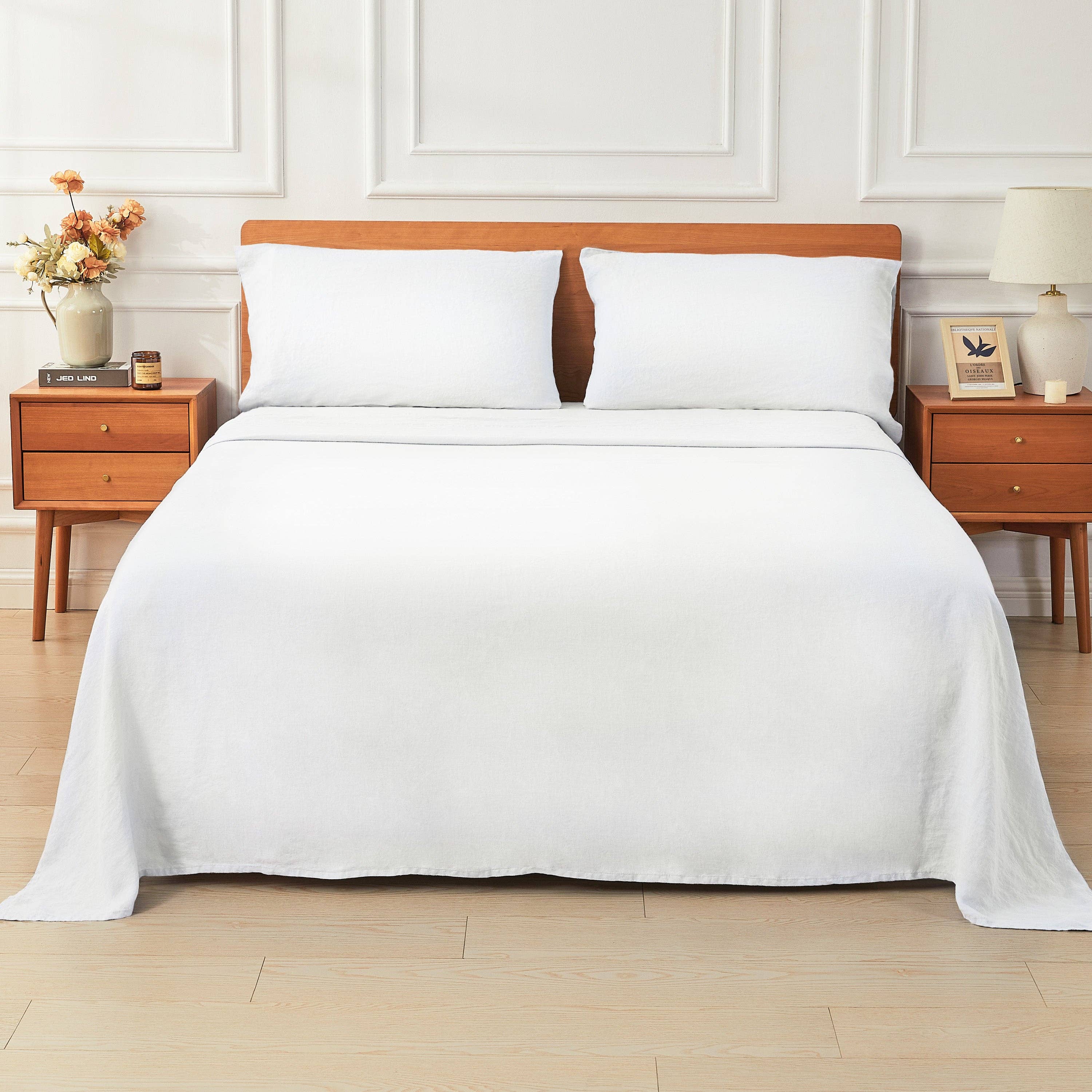 Mélange Home - Wholesale Sheet Set - 100% Linen Sheet Set28