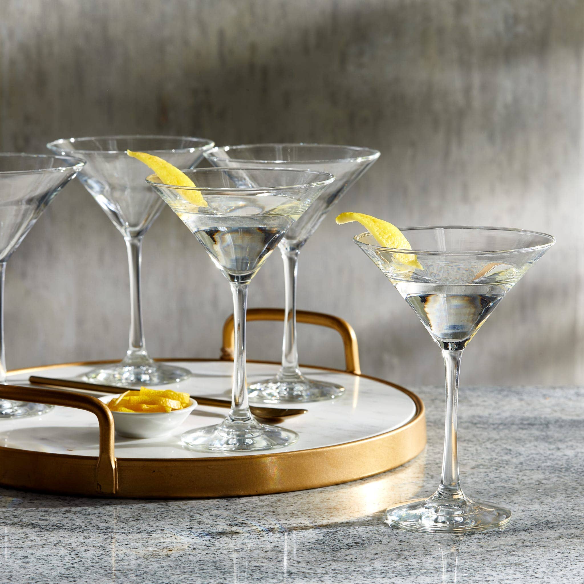 Libbey - Wholesale Cocktail/Liquor Glass - Libbey Entertaining Essentials Martini Glasses, 8 ounce, Set of 61