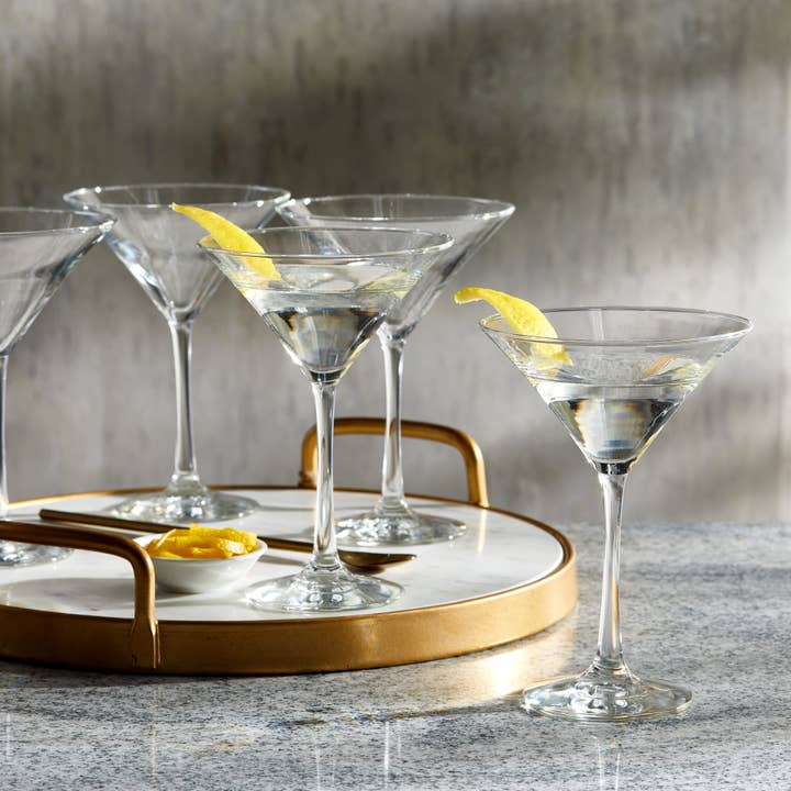 Libbey - Wholesale Cocktail/Liquor Glass - Libbey Entertaining Essentials Martini Glasses, 8 ounce, Set of 61