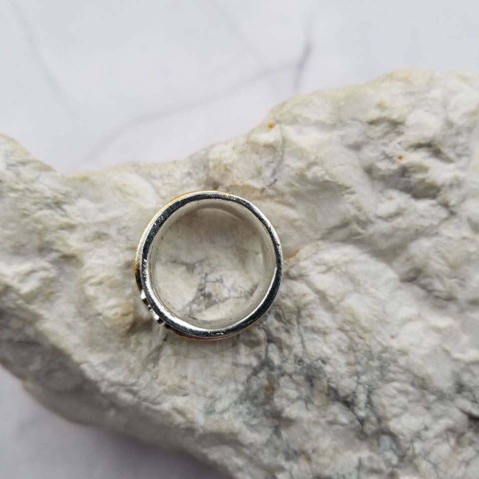 The Pretty Jewellery - Venta al por mayor Anillo de banda/apilable - Anillo Giratorio Vintage Corazón - Día de San Valentín3