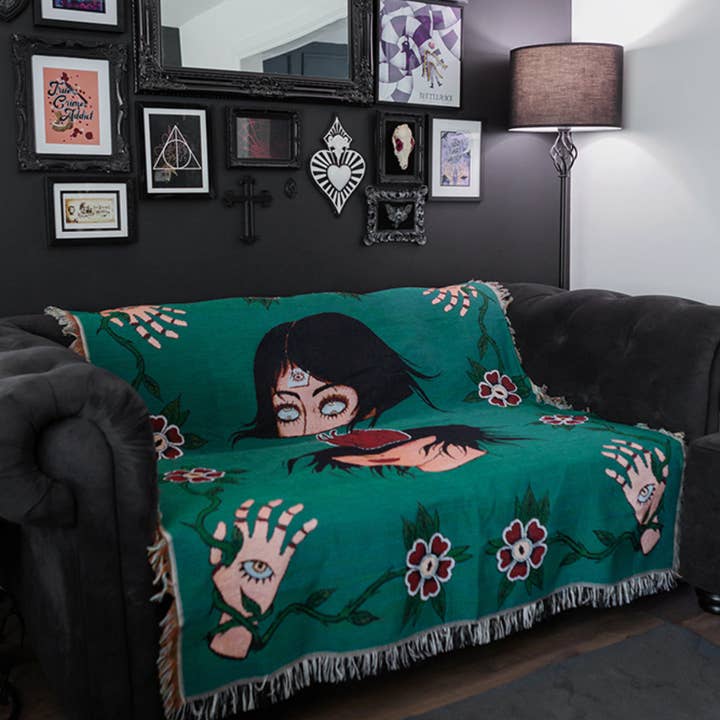 Warm People – Großhandel Überwurfdecke – Loslösung - Anatomisches Herz Gewebte Decke6