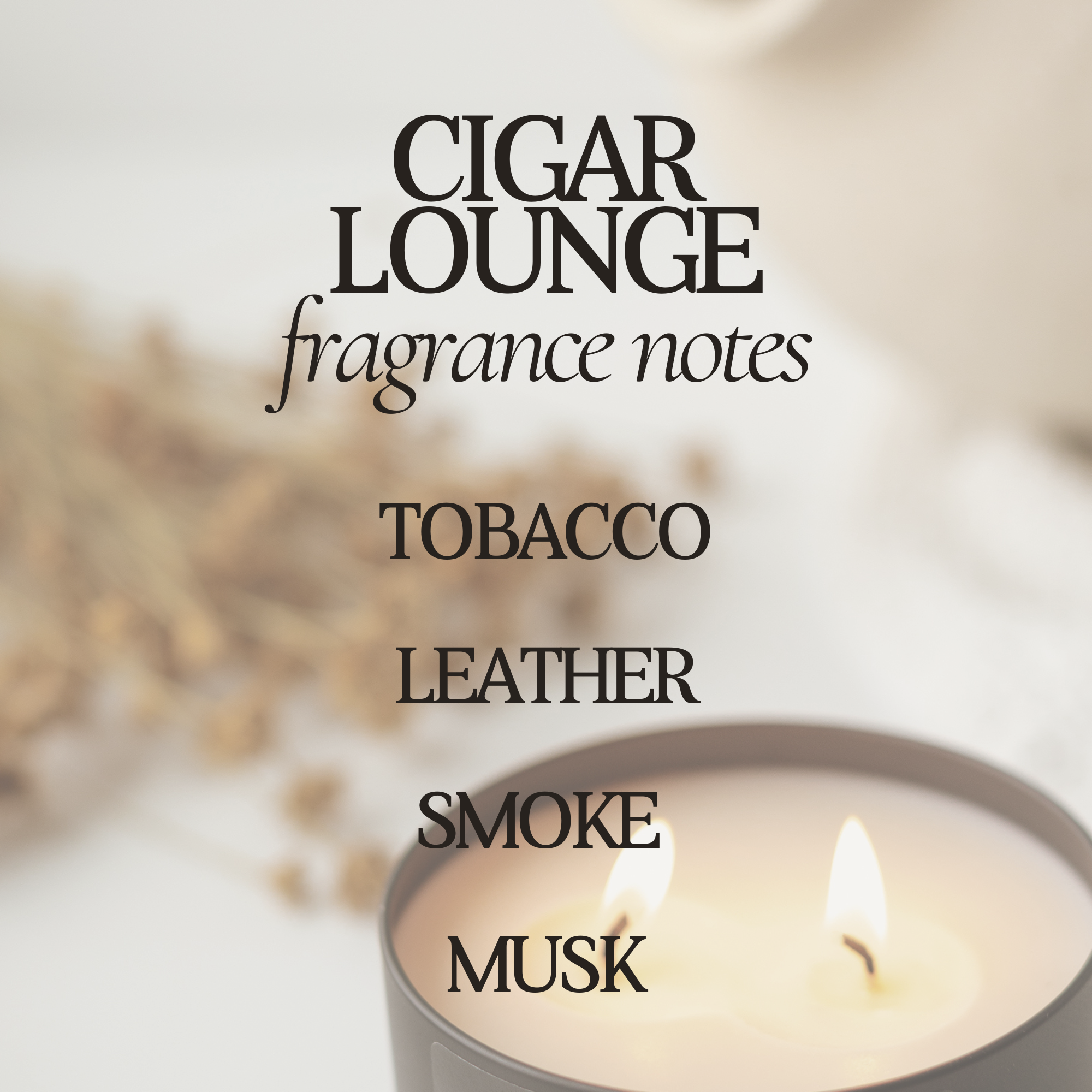 Rustic Rays Candle Co. - Wholesale Jar/Filled Candle - Cigar Lounge 12 oz Soy Candle - Gifts for Dad5