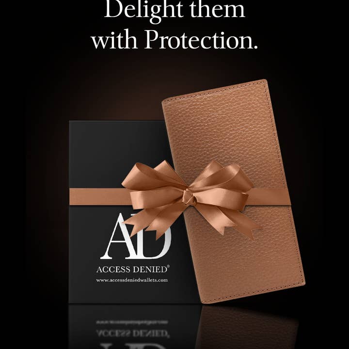 Access Denied Accessories - Wholesale Wallet - Unisex - Genuine Leather Checkbook Cover For Women &Men RFID Blocking59