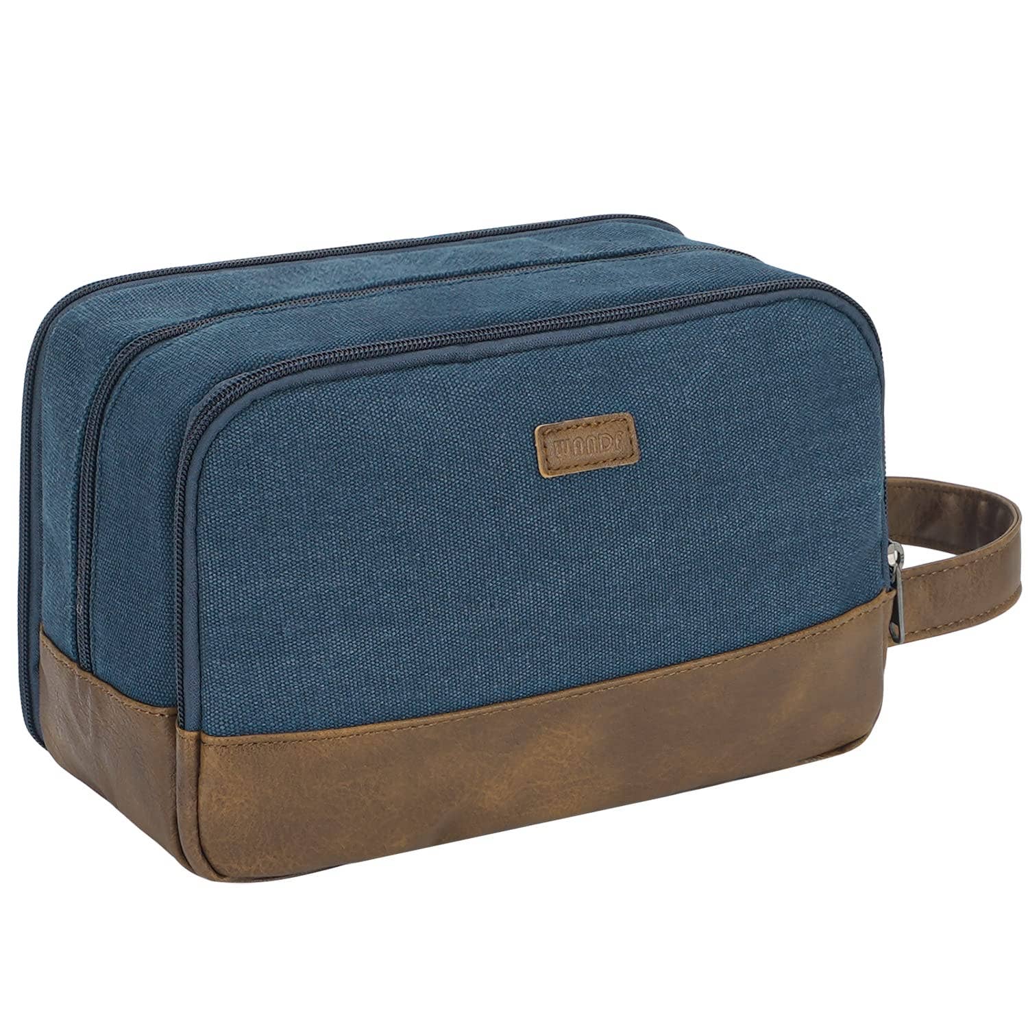 wandf - Wholesale Toiletry Bag - Men's - Canvas Travel Toiletry Shaving Bag Hanging Dopp Kit Unisex8