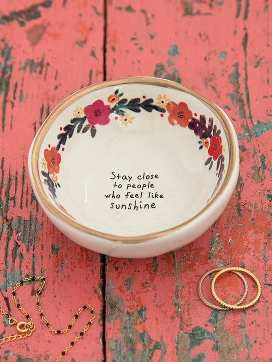 Giving Trinket Bowl Sunshine for wholesale by Care & Share Giftware