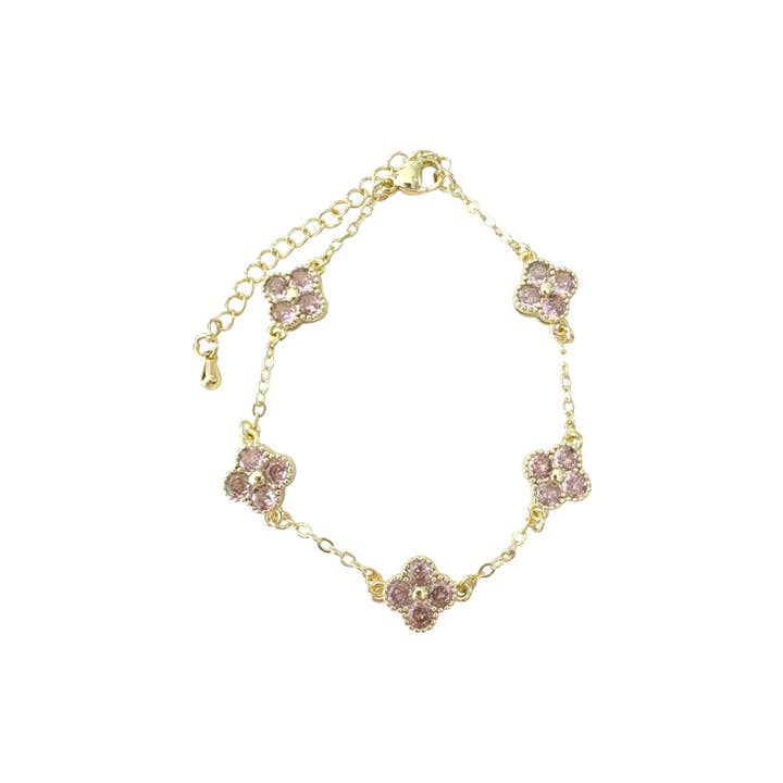 Gemelli - Wholesale Link & Chain Bracelet - Multi Clover Bracelet2