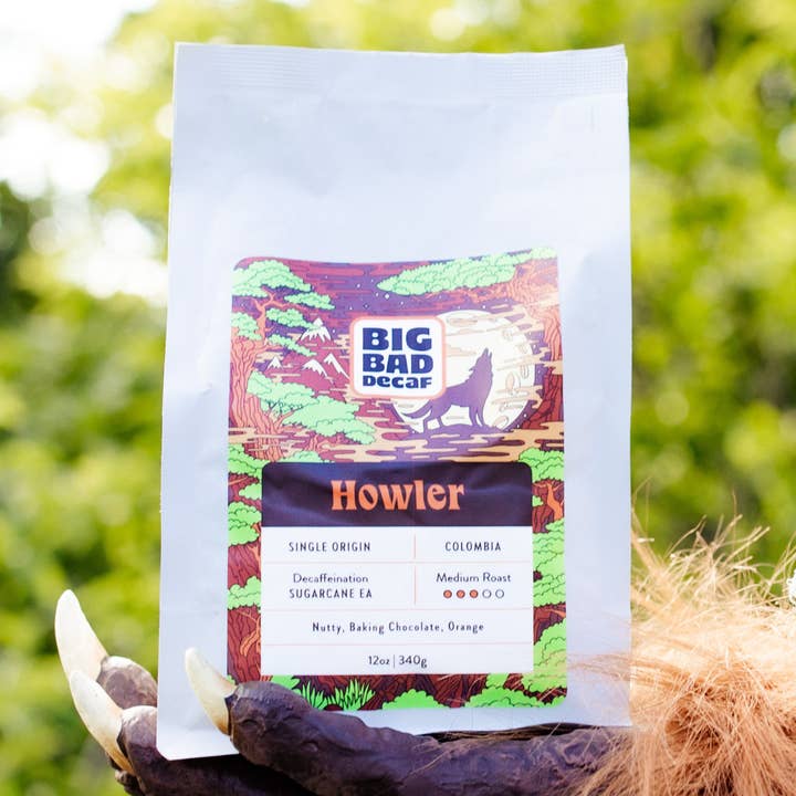 Howler | Décaféiné d'origine unique | Colombie | Canne à sucre EA décaféinée pour la vente par Big Bad Decaf