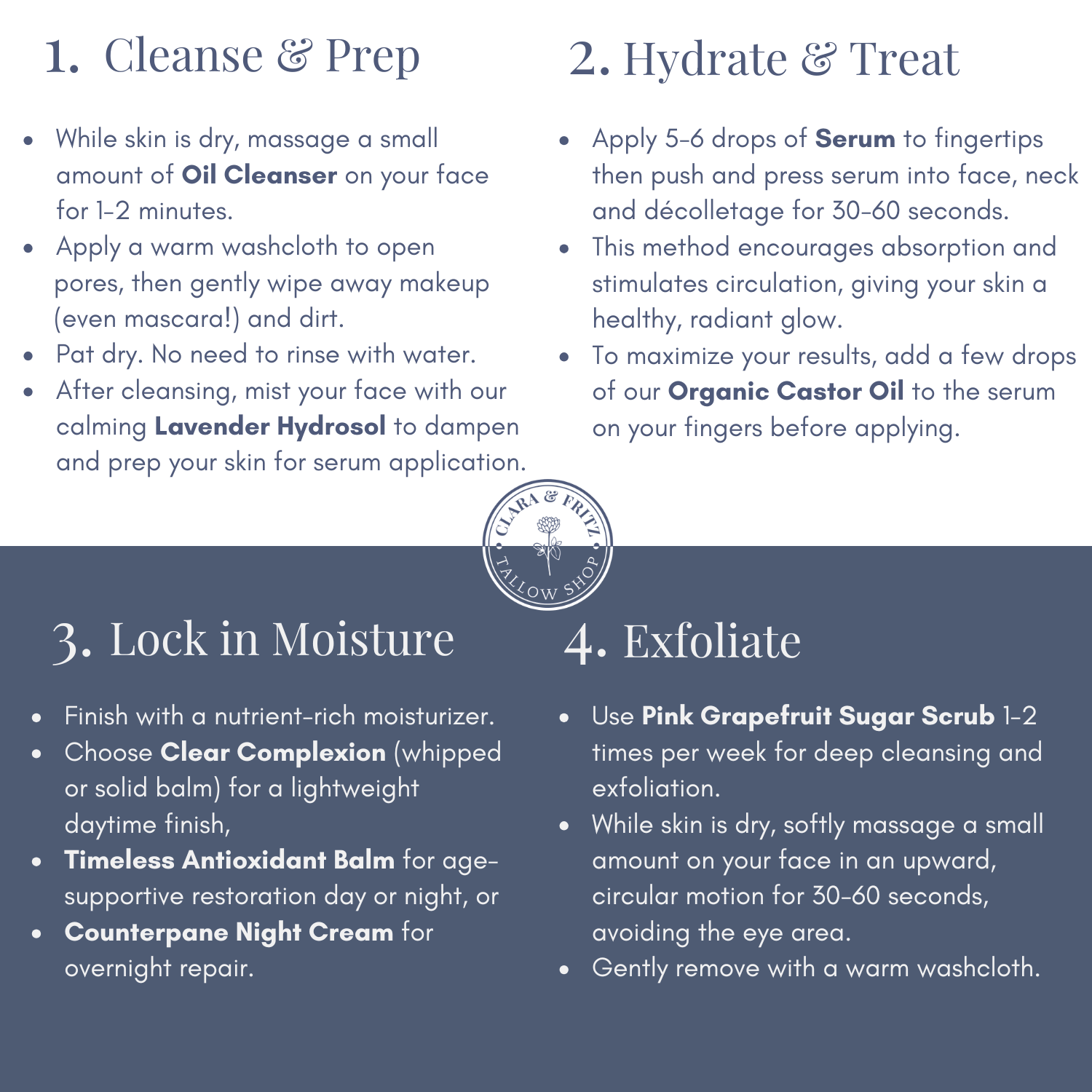 Clara & Fritz – wholesale Facial moisturiser – Clear Complexion Solid Moisturizer3