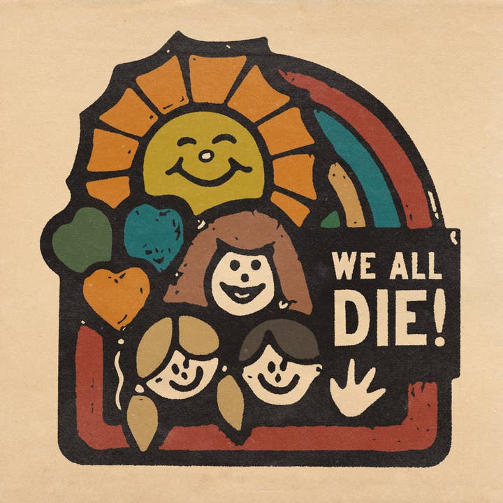'We All Die' Print for wholesale by Real Fun, Wow!