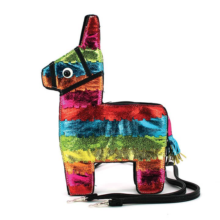 COMECO INC - Wholesale Crossbody Bag - Women's - Metallic Pinata Crossbody Bag