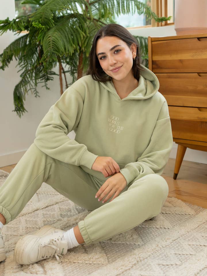 God Works for the Good Unisex-Kapuzenpullover für den Großhandel von Elevated Faith