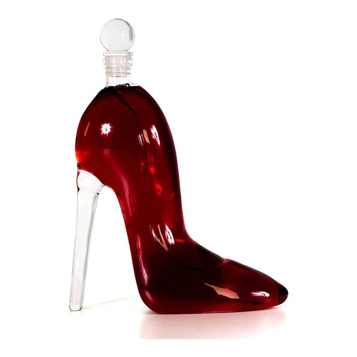 The Wine Savant / Khen Glassware - Wholesale Decanter - Stiletto High Heel Decanter 400ml