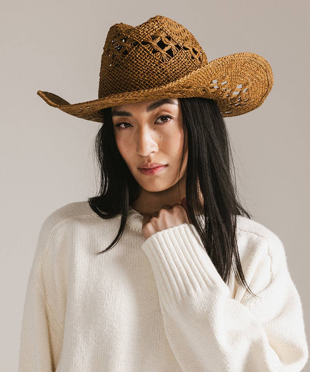 Gigi Pip - Wholesale Cowboy Hat - Women's - Remy Vented Straw Cowboy Hat1
