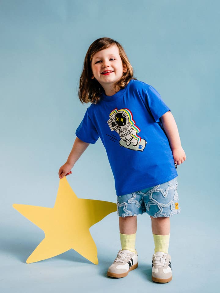 GALAXY GRIND SHORT SLEEVE T-SHIRT for wholesale by Rock Your Baby