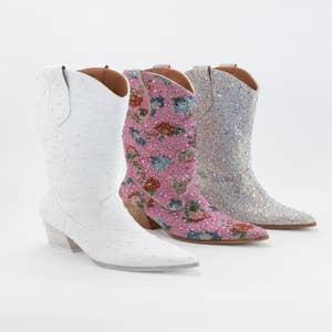 Purchase Wholesale rhinestone boots. Free Returns & Net 60 Terms on Faire